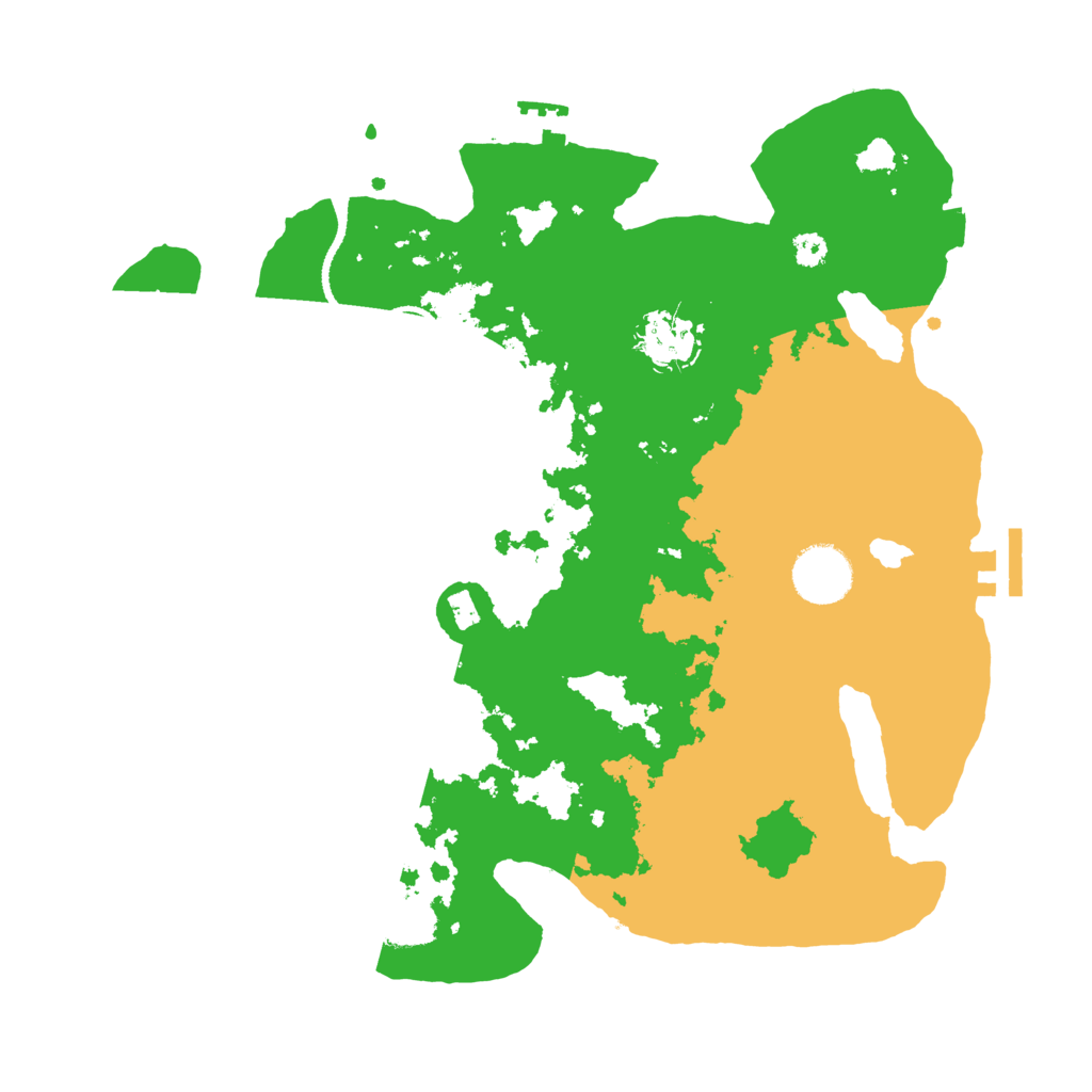 Biome Rust Map: Procedural Map, Size: 3245, Seed: 4000