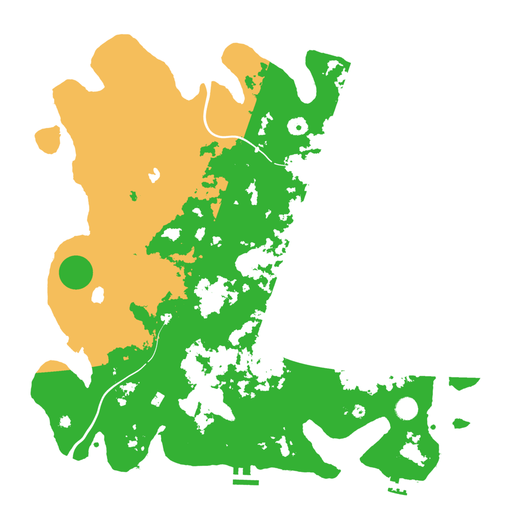 Biome Rust Map: Procedural Map, Size: 4000, Seed: 138256
