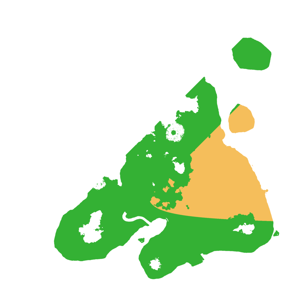 Biome Rust Map: Procedural Map, Size: 2500, Seed: 1998715366