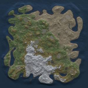 Thumbnail Rust Map: Procedural Map, Size: 4500, Seed: 339713192, 18 Monuments