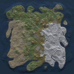 Thumbnail Rust Map: Procedural Map, Size: 4196, Seed: 12004978, 19 Monuments