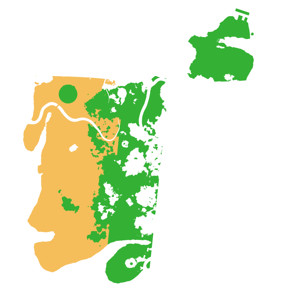 Biome Rust Map: Procedural Map, Size: 4196, Seed: 12004978