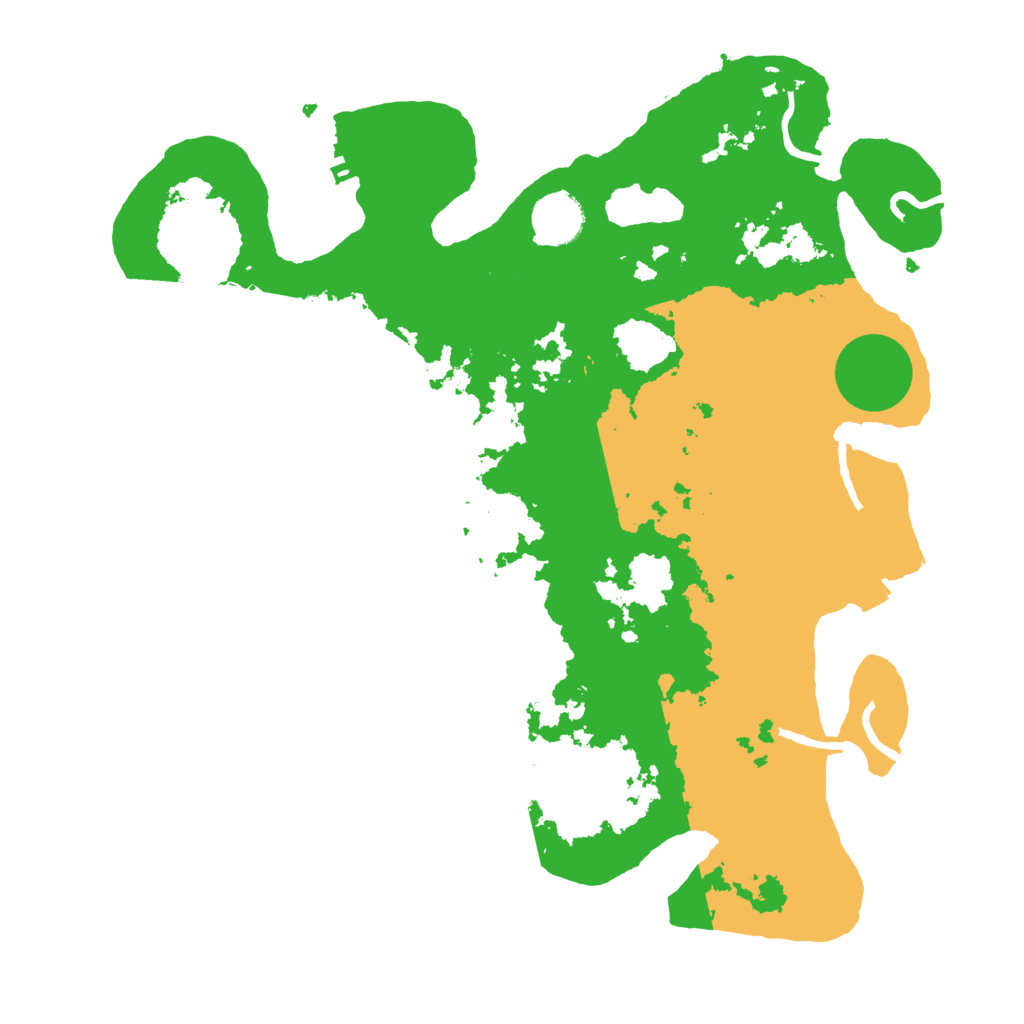 Biome Rust Map: Procedural Map, Size: 3500, Seed: 46064001