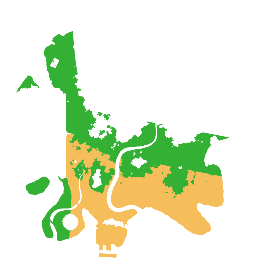 Biome Rust Map: Procedural Map, Size: 3000, Seed: 19454