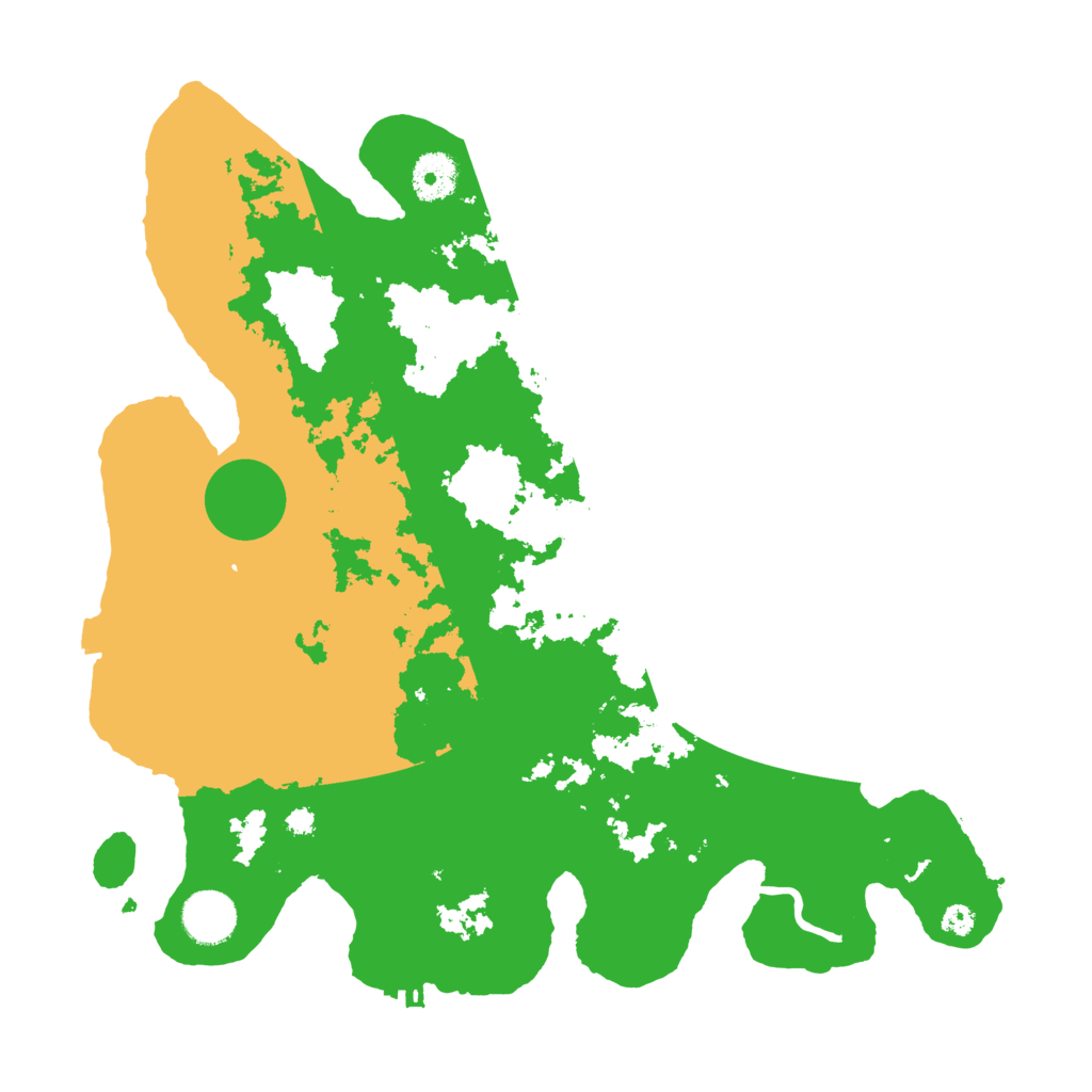 Biome Rust Map: Procedural Map, Size: 3550, Seed: 901662189