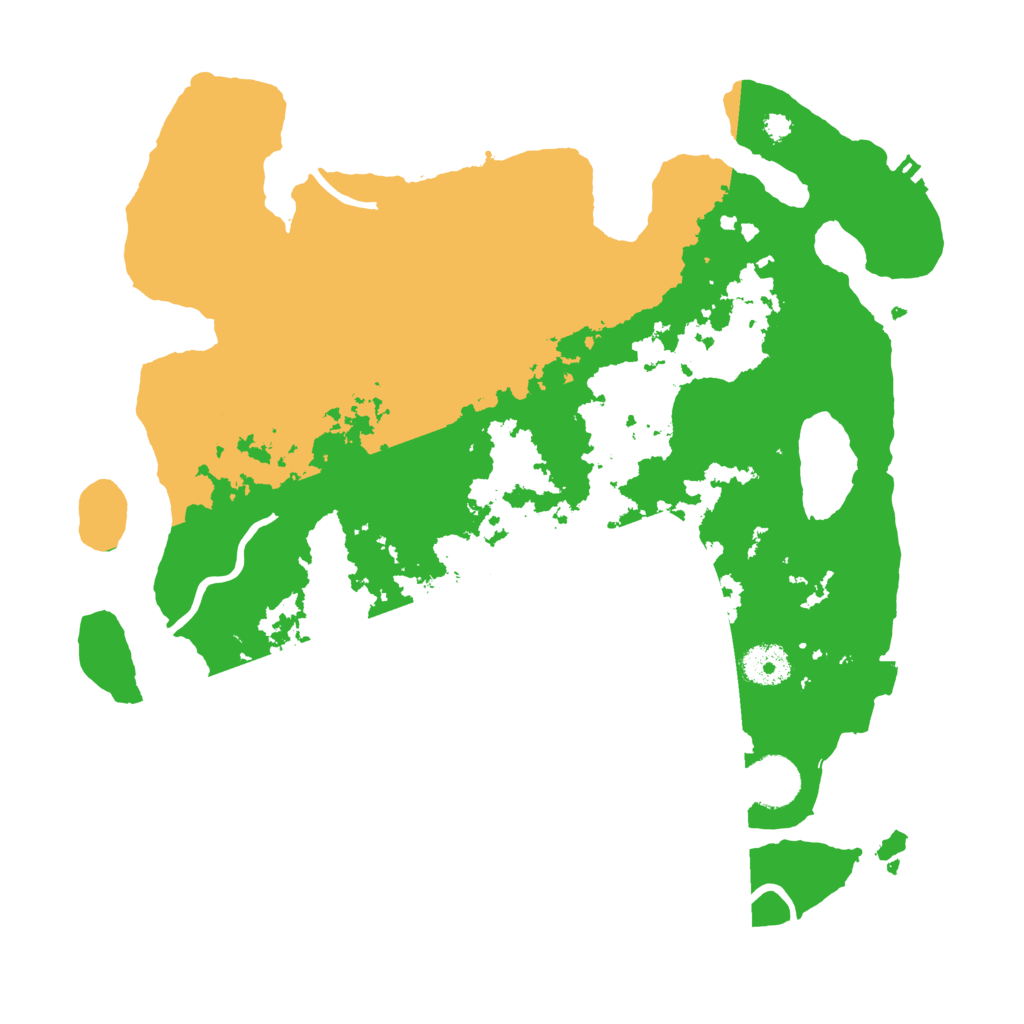 Biome Rust Map: Procedural Map, Size: 3500, Seed: 451307400