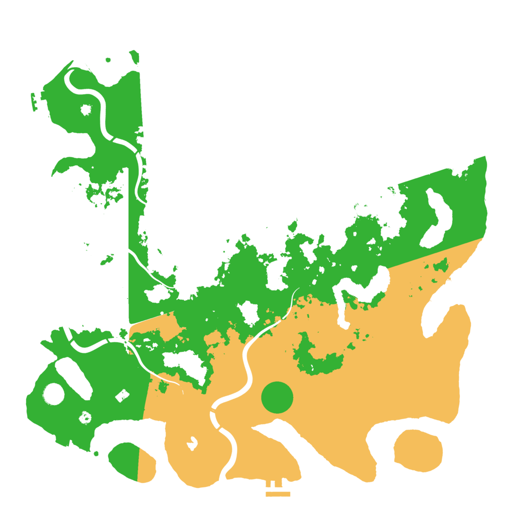 Biome Rust Map: Procedural Map, Size: 4250, Seed: 406839741