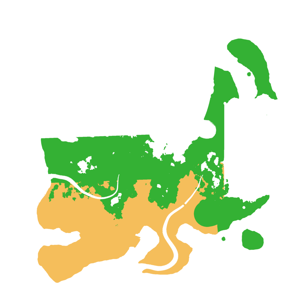 Biome Rust Map: Procedural Map, Size: 3000, Seed: 33484317