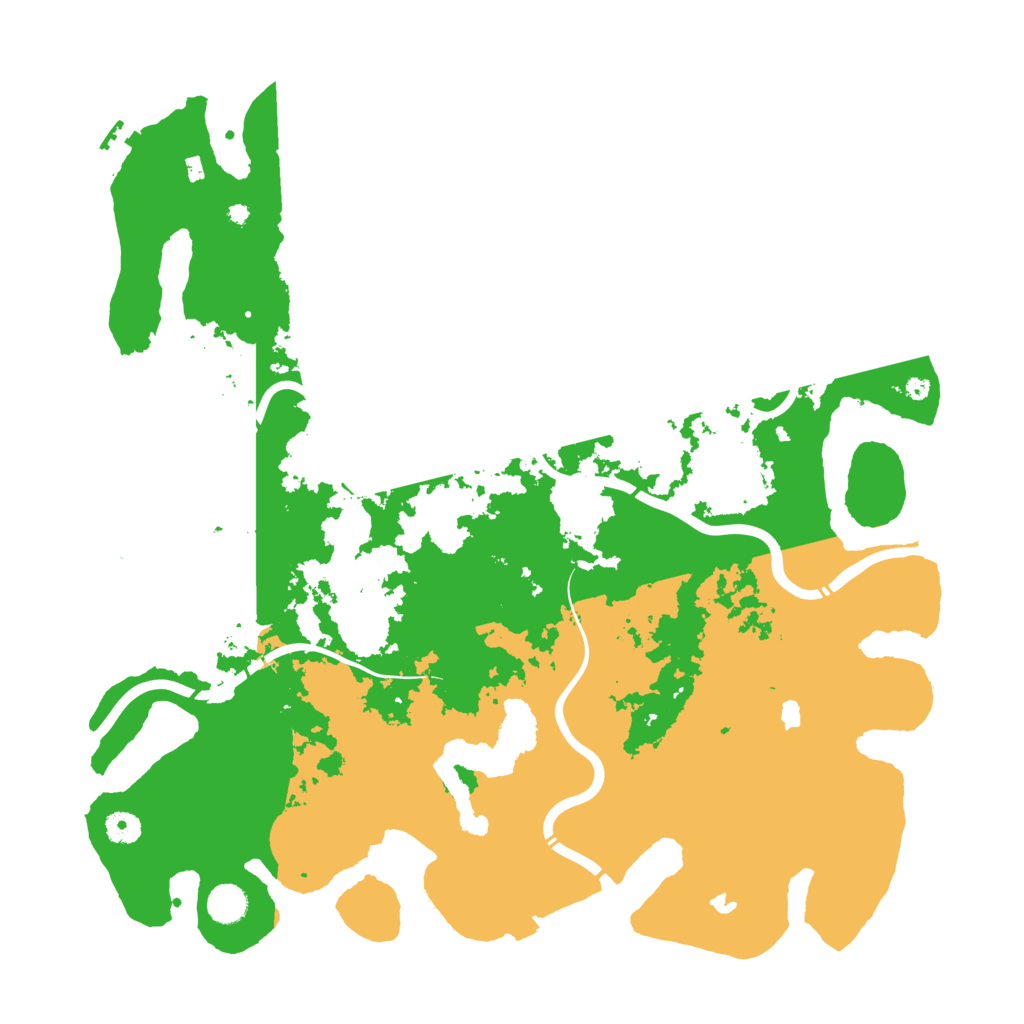Biome Rust Map: Procedural Map, Size: 4500, Seed: 281534406