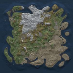 Thumbnail Rust Map: Procedural Map, Size: 4250, Seed: 531320012, 19 Monuments