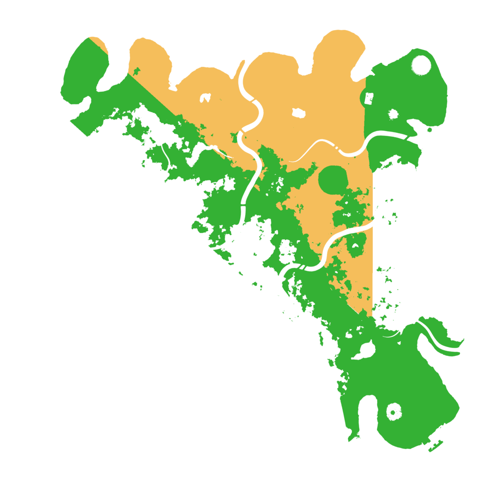 Biome Rust Map: Procedural Map, Size: 4500, Seed: 1239967
