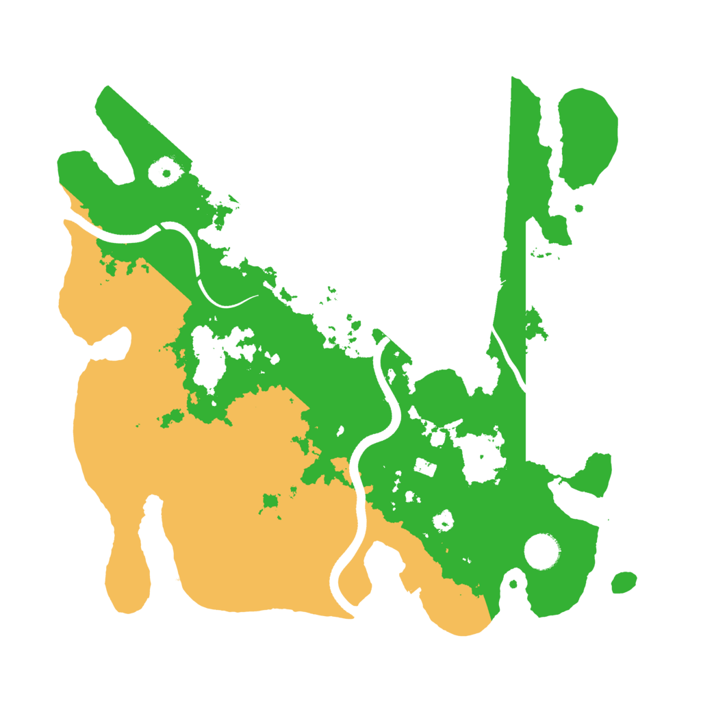 Biome Rust Map: Procedural Map, Size: 3500, Seed: 1697119244