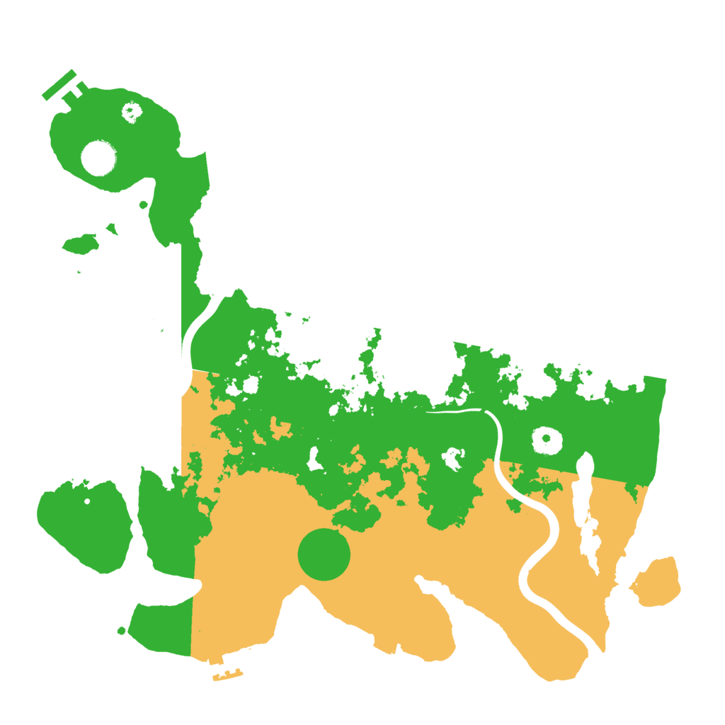 Biome Rust Map: Procedural Map, Size: 3650, Seed: 66493565