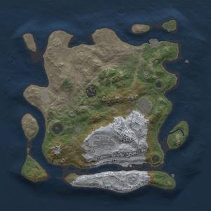 Thumbnail Rust Map: Procedural Map, Size: 3000, Seed: 176425451, 8 Monuments