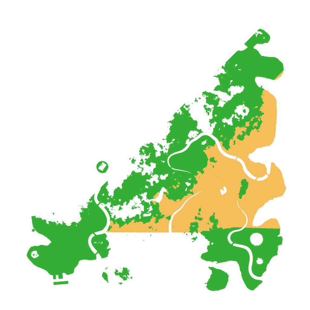Biome Rust Map: Procedural Map, Size: 4250, Seed: 2106779849