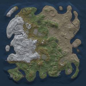 Thumbnail Rust Map: Procedural Map, Size: 4250, Seed: 212493697, 19 Monuments