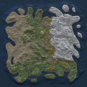 Thumbnail Rust Map: Procedural Map, Size: 4500, Seed: 453810749, 19 Monuments