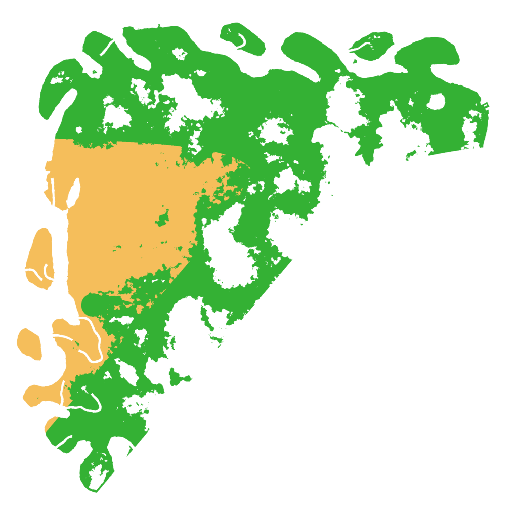 Biome Rust Map: Procedural Map, Size: 6000, Seed: 1383801061