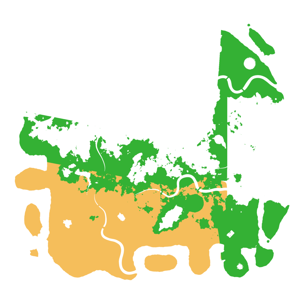 Biome Rust Map: Procedural Map, Size: 4550, Seed: 15776523