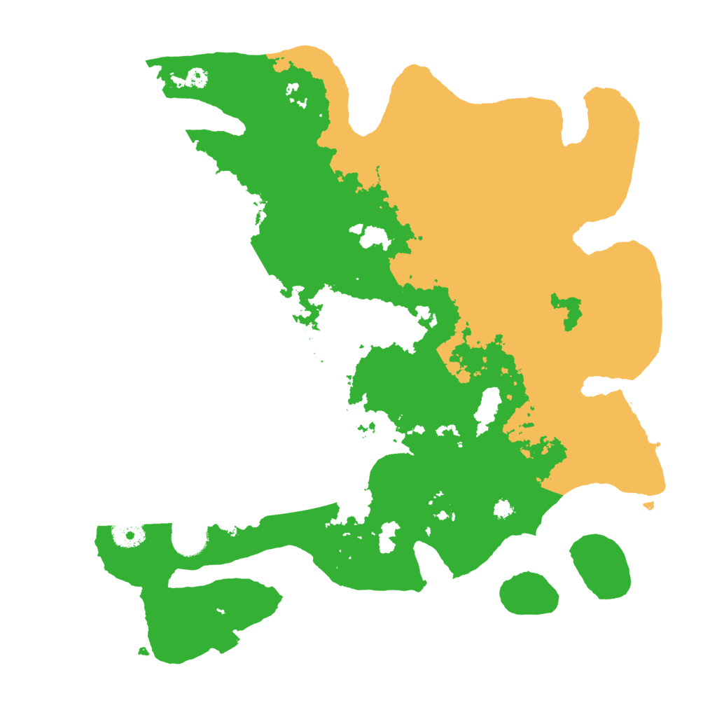 Biome Rust Map: Procedural Map, Size: 3500, Seed: 483322586