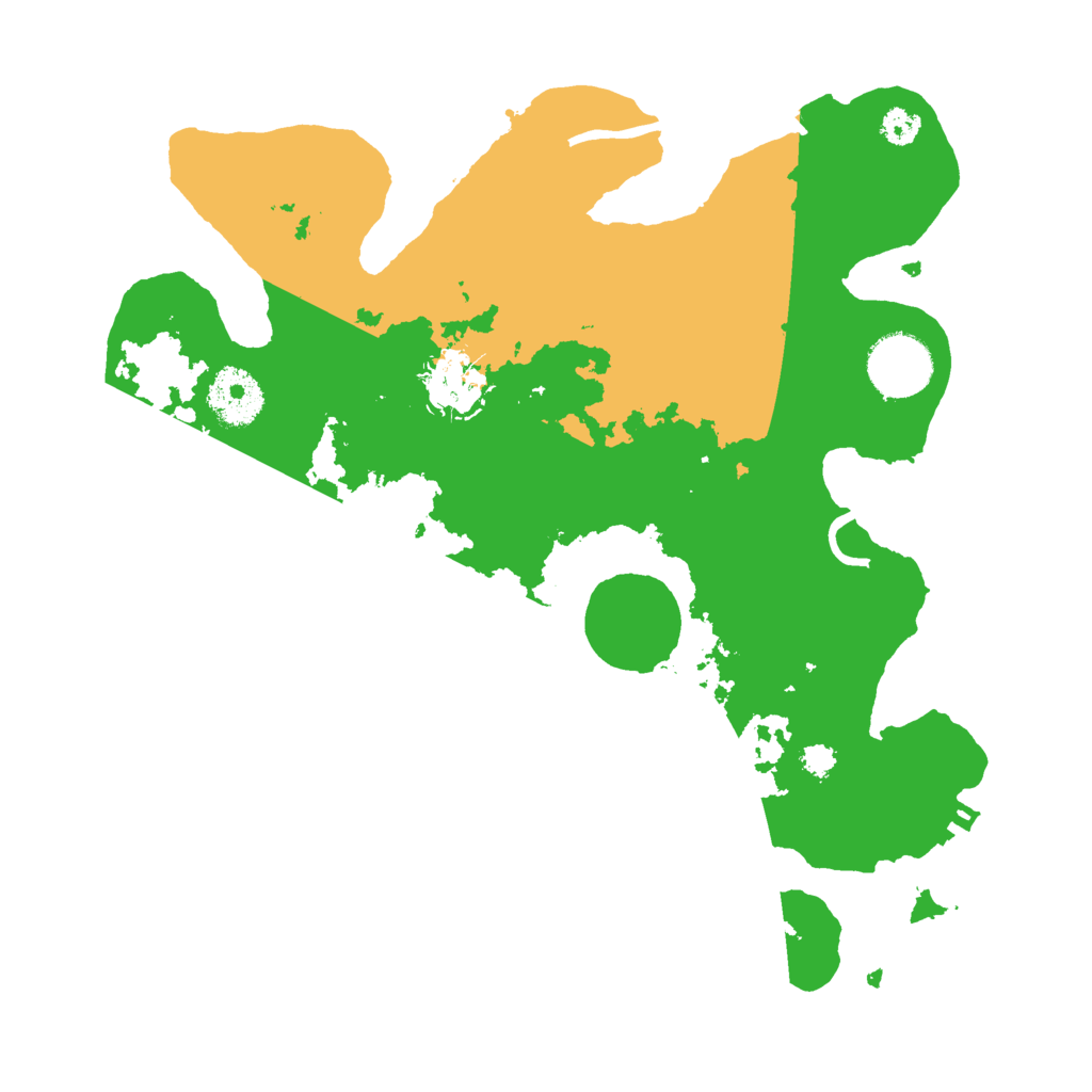 Biome Rust Map: Procedural Map, Size: 3000, Seed: 18996