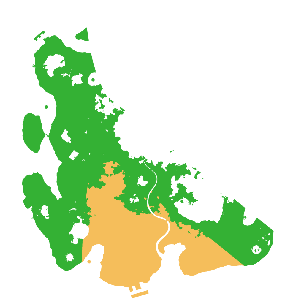 Biome Rust Map: Procedural Map, Size: 3500, Seed: 85679