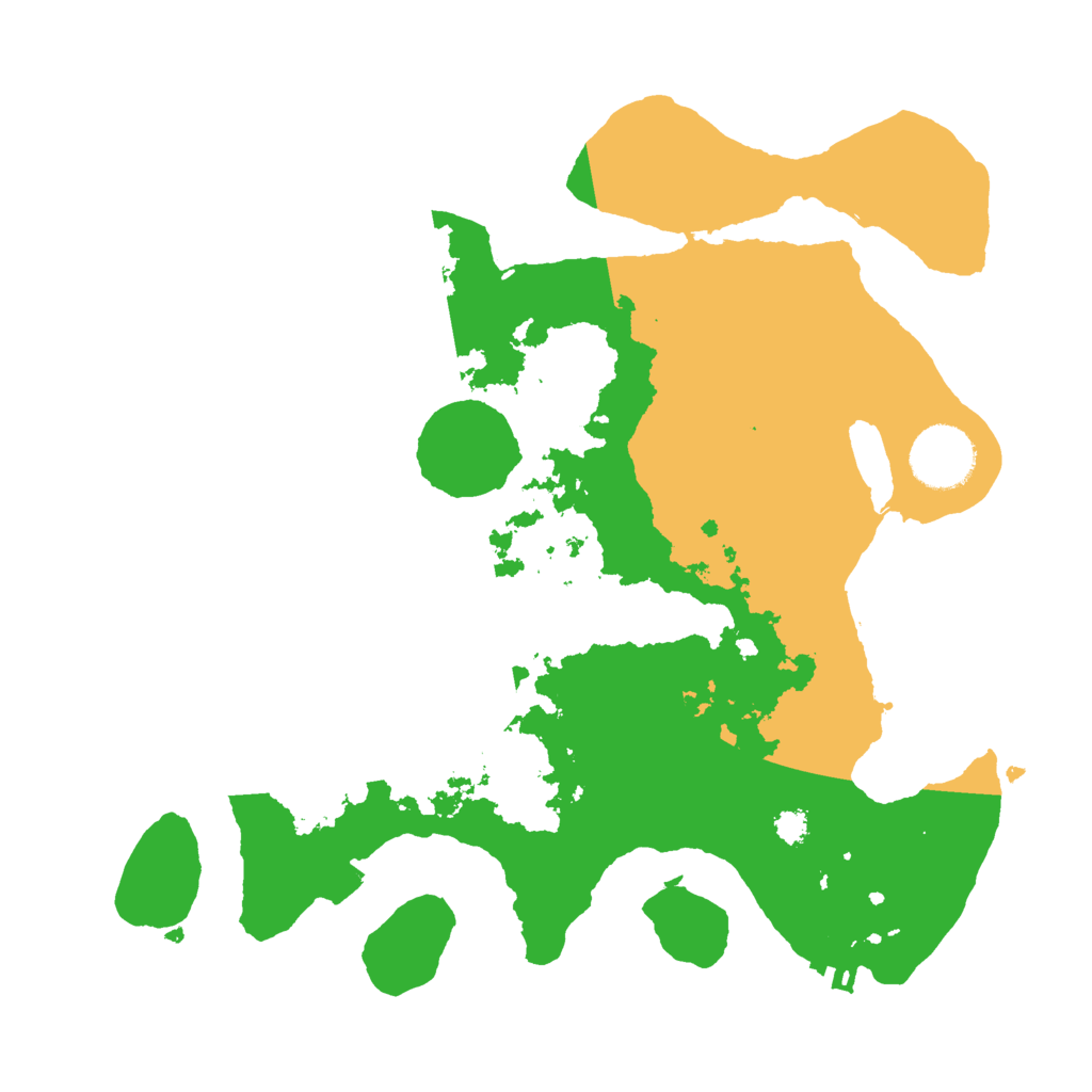 Biome Rust Map: Procedural Map, Size: 3000, Seed: 2382611