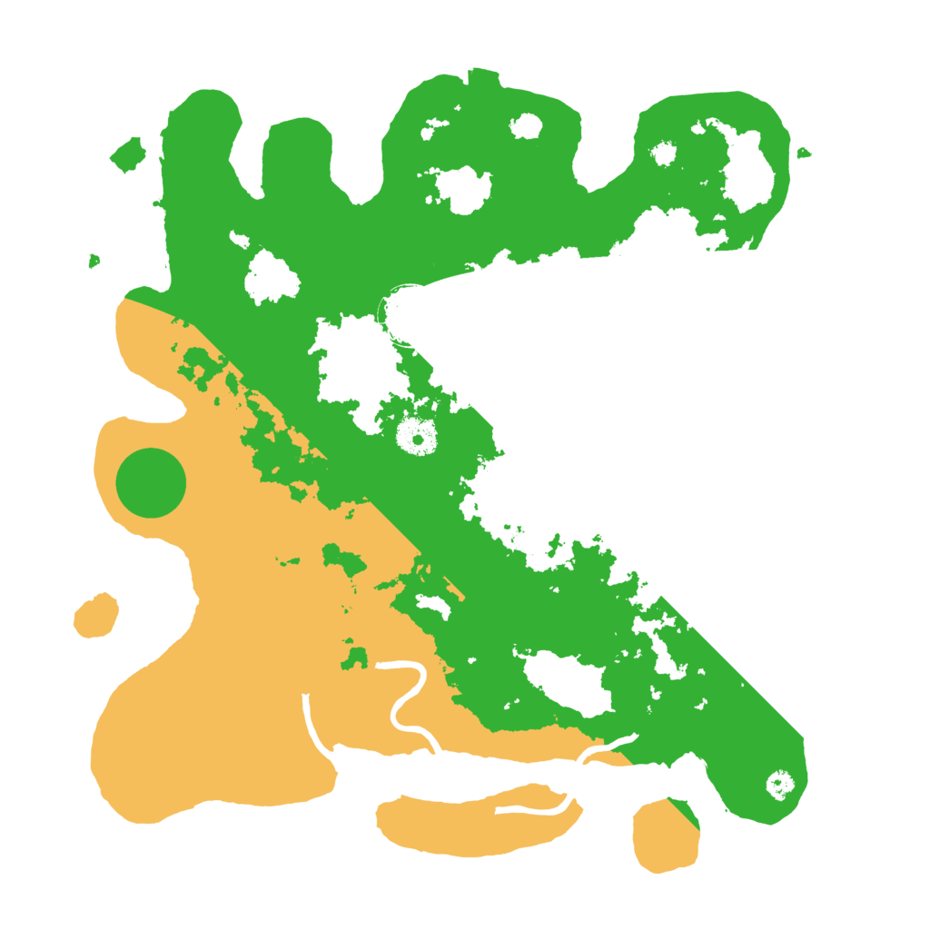 Biome Rust Map: Procedural Map, Size: 3500, Seed: 2099380807