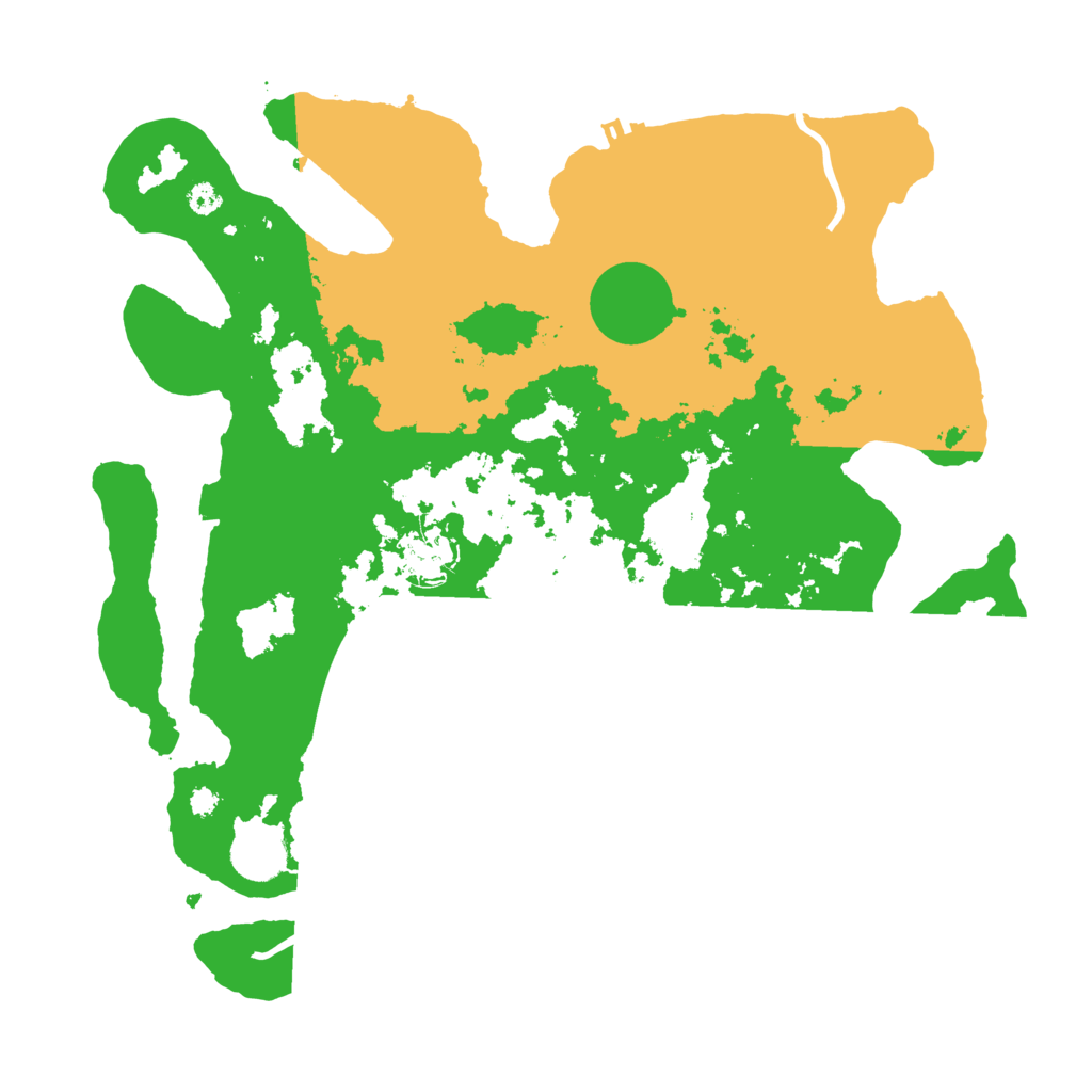 Biome Rust Map: Procedural Map, Size: 3500, Seed: 408339308