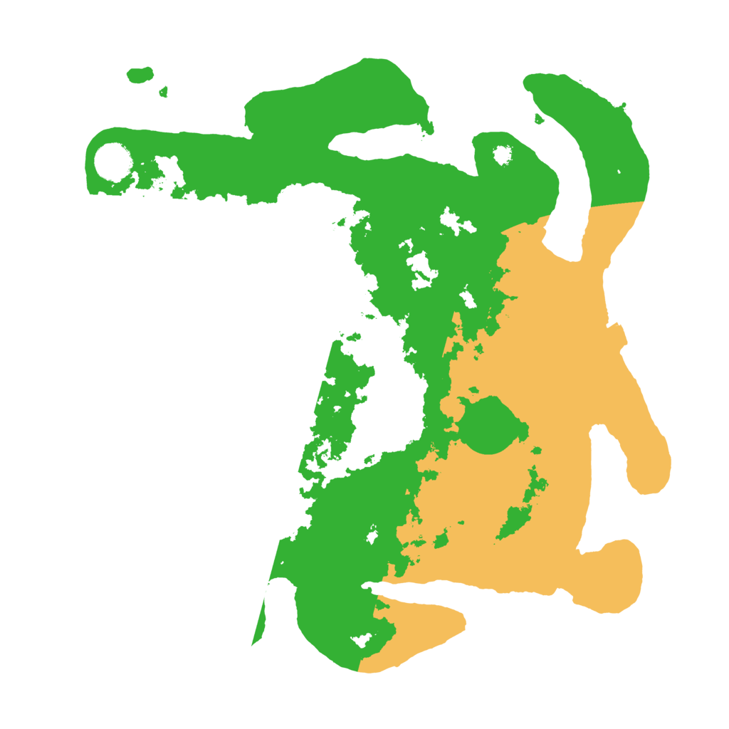 Biome Rust Map: Procedural Map, Size: 3500, Seed: 1061788657