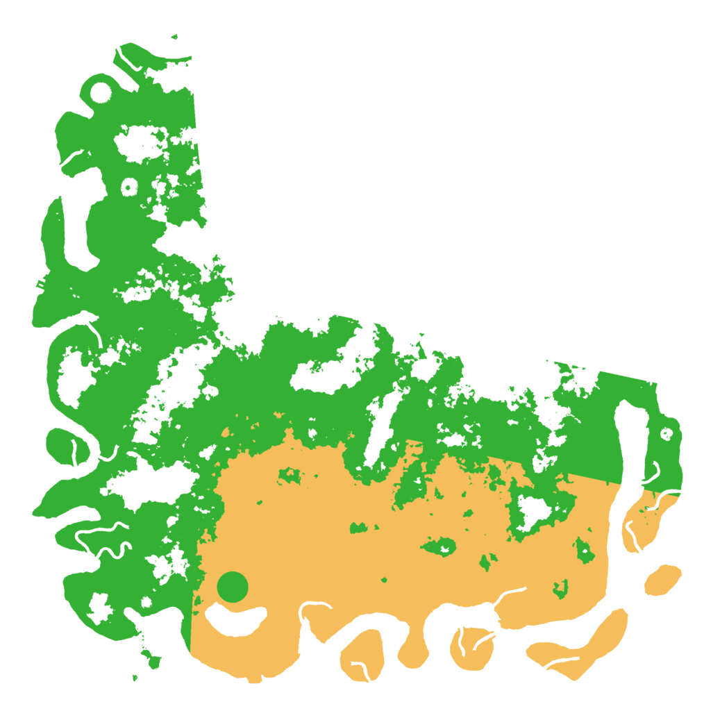 Biome Rust Map: Procedural Map, Size: 6000, Seed: 156857967