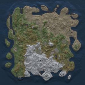 Thumbnail Rust Map: Procedural Map, Size: 4500, Seed: 1657900052, 19 Monuments