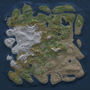 Thumbnail Rust Map: Procedural Map, Size: 4250, Seed: 1059848041, 17 Monuments