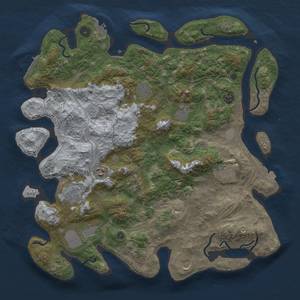 Thumbnail Rust Map: Procedural Map, Size: 4250, Seed: 1059848041, 18 Monuments