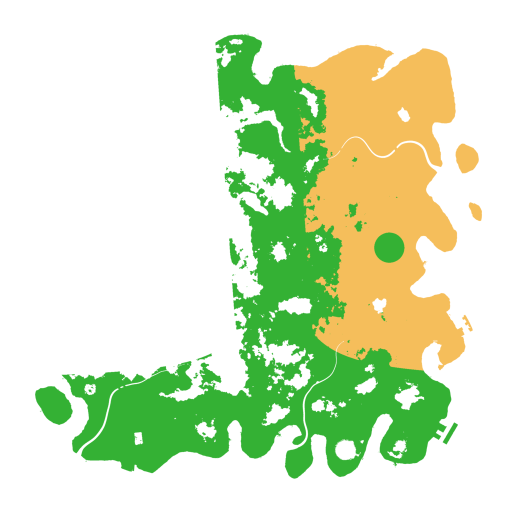 Biome Rust Map: Procedural Map, Size: 4500, Seed: 854157956