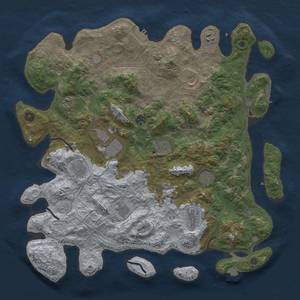 Thumbnail Rust Map: Procedural Map, Size: 4500, Seed: 634563, 19 Monuments