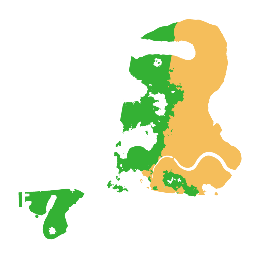 Biome Rust Map: Procedural Map, Size: 3200, Seed: 1856681274
