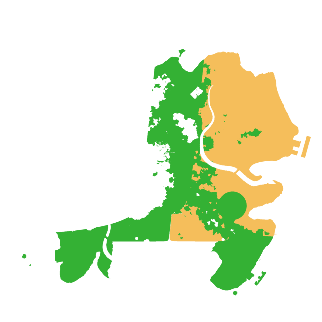 Biome Rust Map: Procedural Map, Size: 3000, Seed: 1773755677