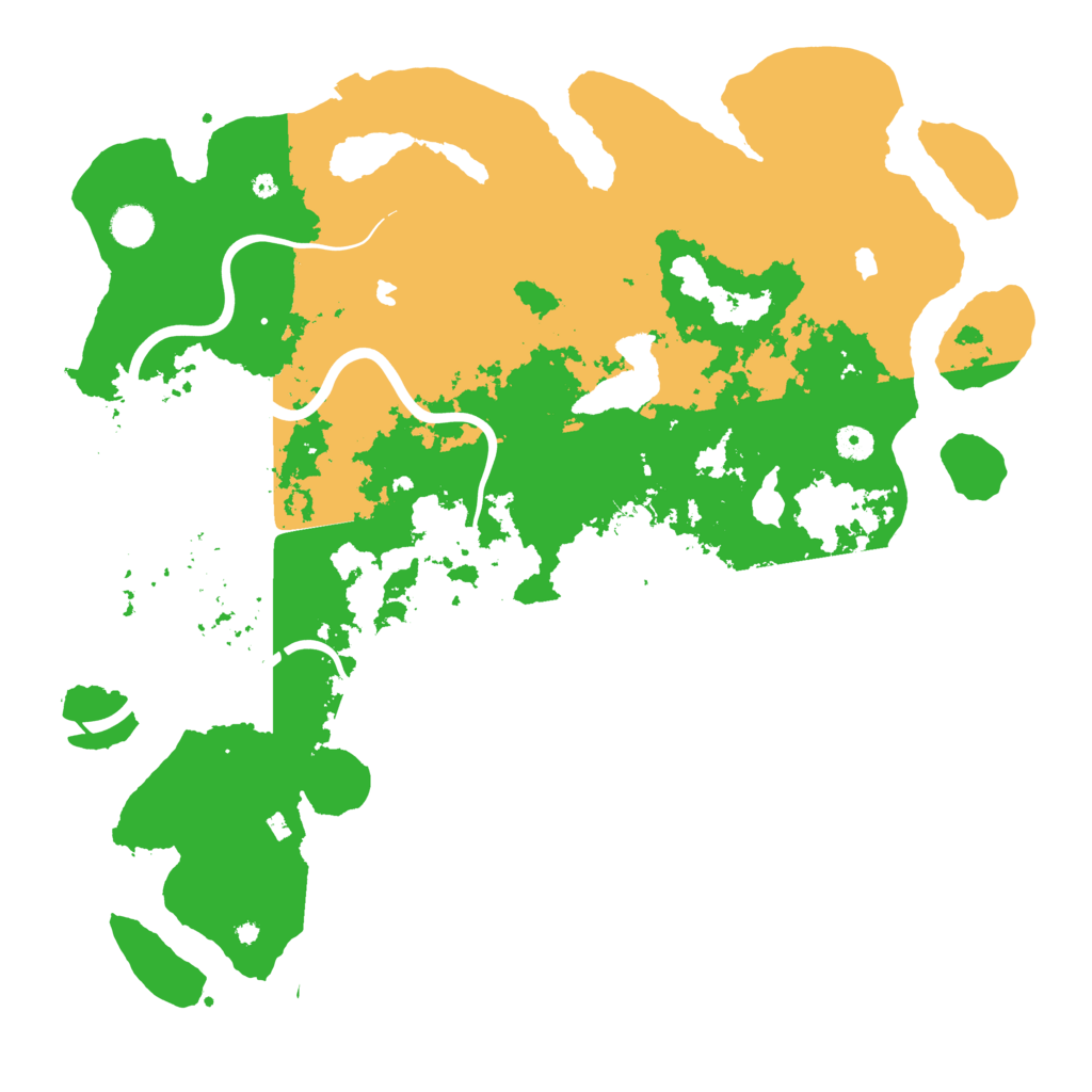 Biome Rust Map: Procedural Map, Size: 4500, Seed: 136327376