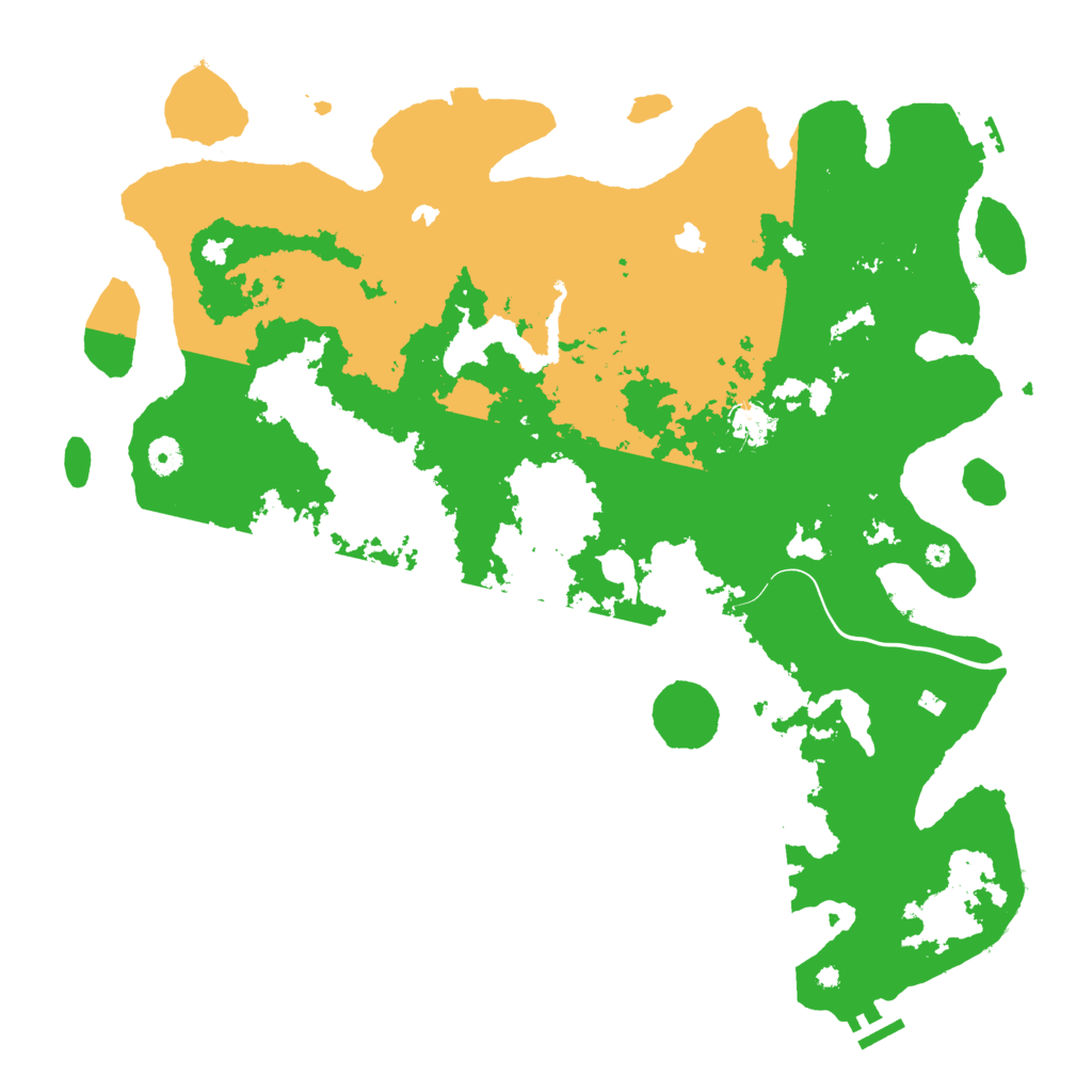 Biome Rust Map: Procedural Map, Size: 4500, Seed: 1942030844