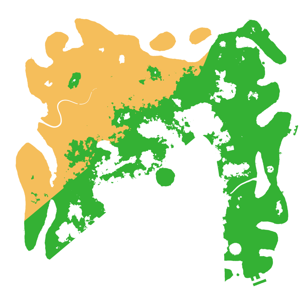 Biome Rust Map: Procedural Map, Size: 4500, Seed: 2343234