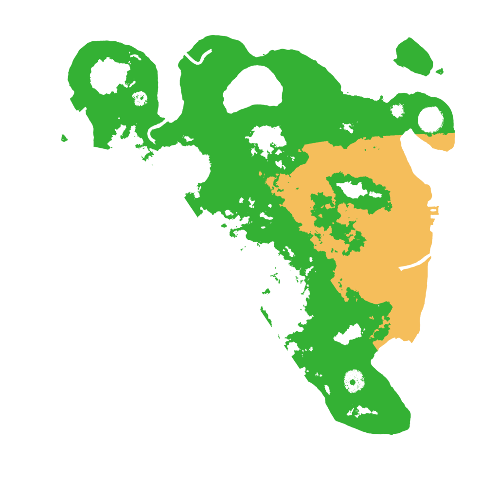 Biome Rust Map: Procedural Map, Size: 3500, Seed: 1895255320