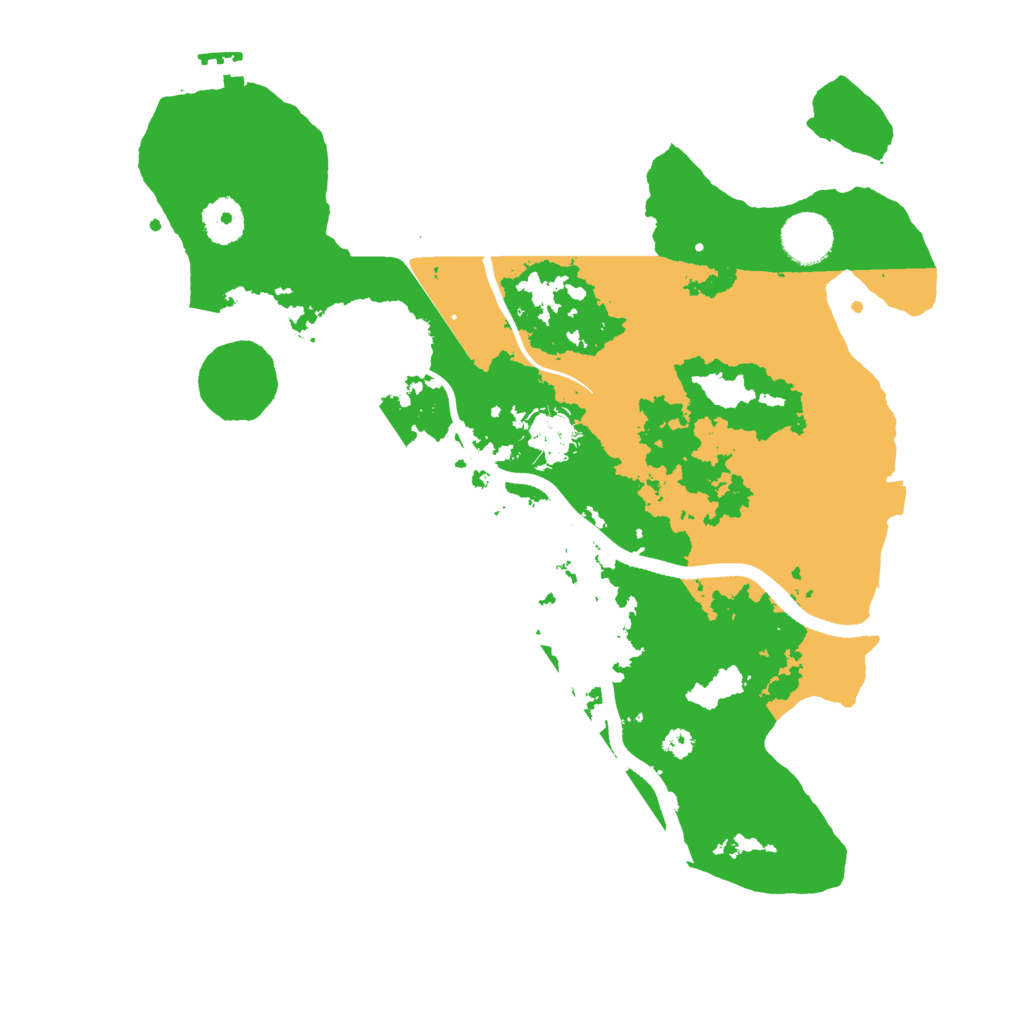 Biome Rust Map: Procedural Map, Size: 3500, Seed: 1895255320