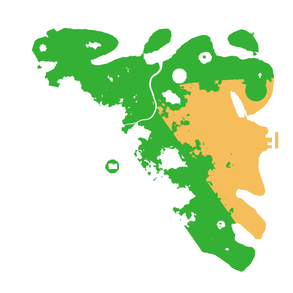 Biome Rust Map: Procedural Map, Size: 3600, Seed: 994067065
