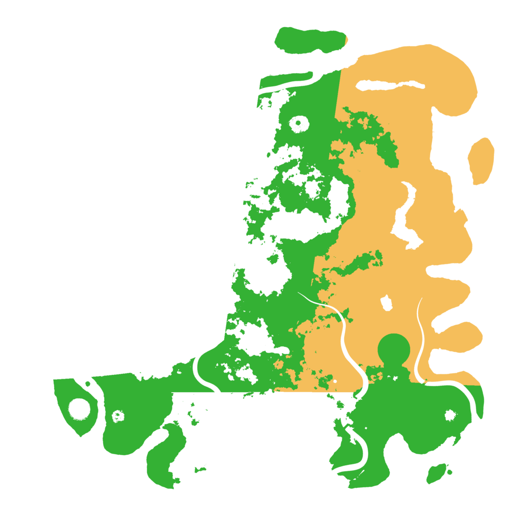 Biome Rust Map: Procedural Map, Size: 4250, Seed: 71623904