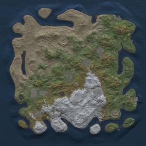 Thumbnail Rust Map: Procedural Map, Size: 4250, Seed: 2058348761, 19 Monuments