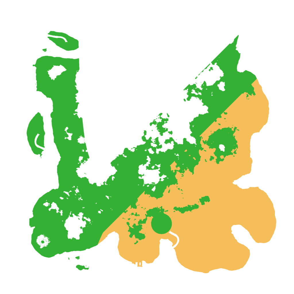 Biome Rust Map: Procedural Map, Size: 3750, Seed: 167645