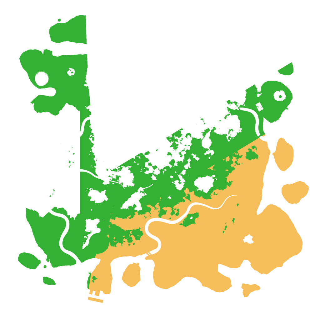Biome Rust Map: Procedural Map, Size: 4250, Seed: 1712101658