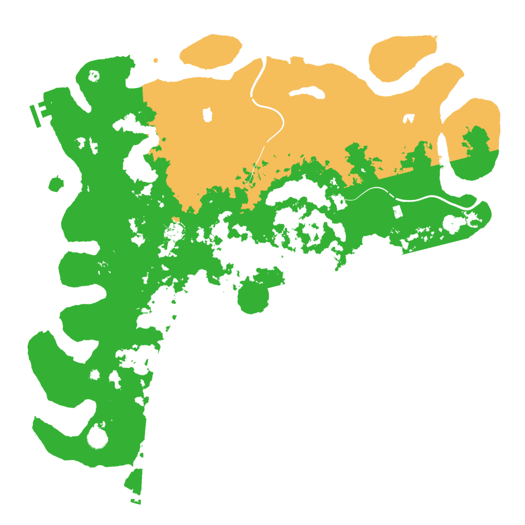 Biome Rust Map: Procedural Map, Size: 4600, Seed: 691326618