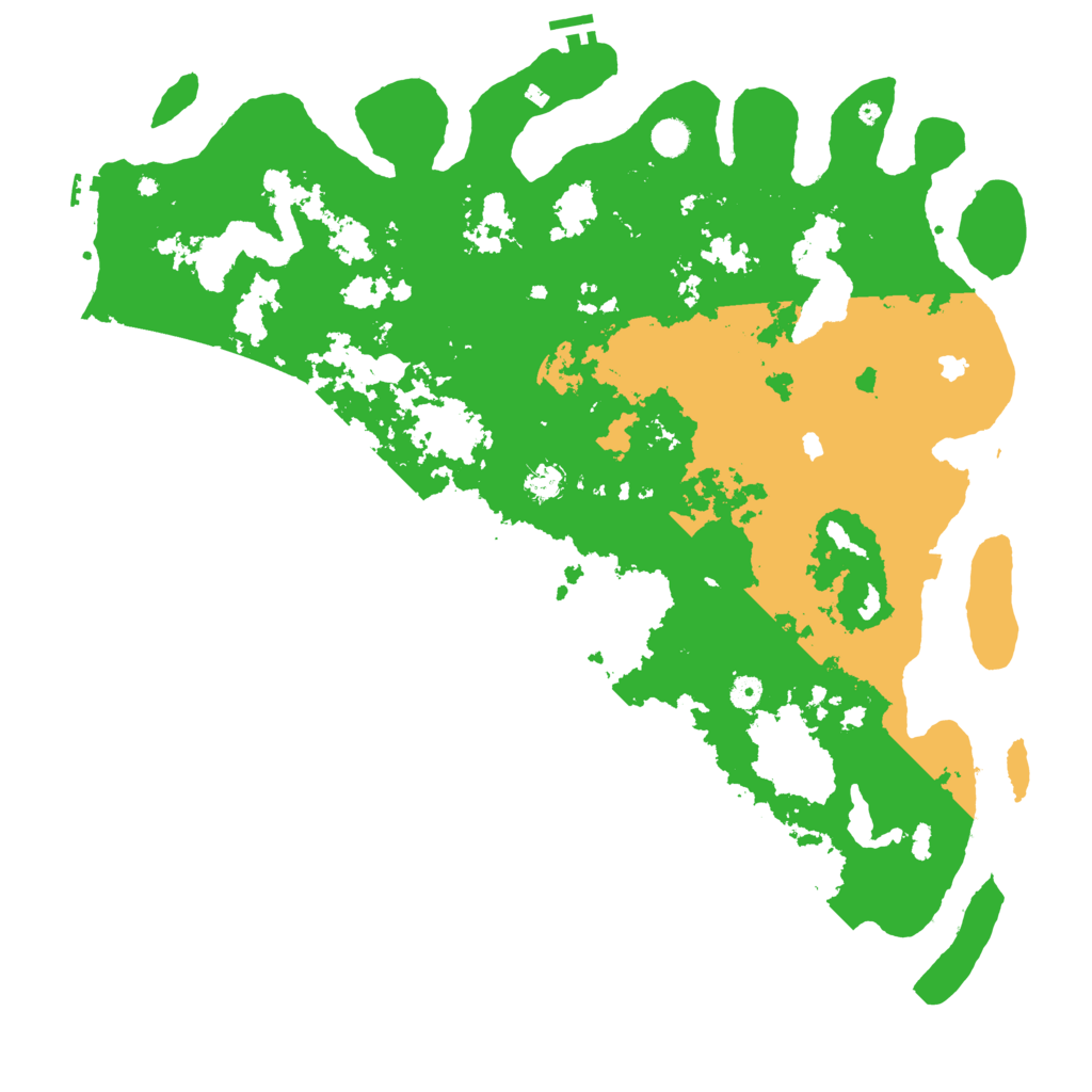Biome Rust Map: Procedural Map, Size: 5000, Seed: 651347